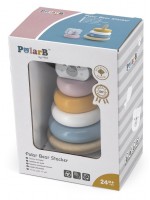 Играчка за нанизване Viga - Мече кула, Polar B