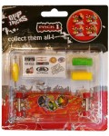 Играчкa за пръсти Grip&Trick - Long Board, червена  с емоджи