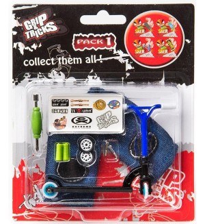 Играчкa за пръсти Grip&Trick - Тротинетка, черна Играчкa за пръсти Grip&Trick - Тротинетка, черна