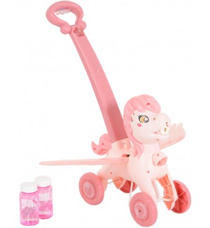 Играчка за сапунени балони Moni Toys - Пони, Pink Wings