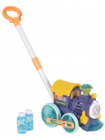 Играчка за сапунени балони Moni Toys - Влак, Blue Wheels