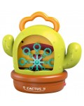Играчка за сапунени балони Raya Toys - Кактус, с музика и светлини