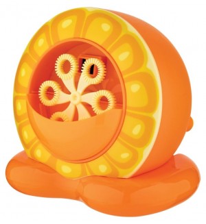 Играчка за сапунени балони Totum Moxy - Портокал, с течност 50 ml