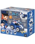 Играчка за сглобяване Buki France - Полицейска кола с R/C управление