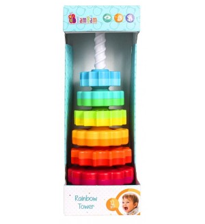 Играчка за сортиране Bam Bam - Кула, плодчета