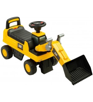 Играчка за яздене Caretero Toyz - Багер CAT, товарач Играчка за яздене Caretero Toyz - Багер CAT, товарач