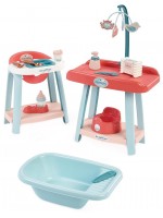 Игрален комплект 3 в 1 Ecoiffier - Детска стая, 14 части