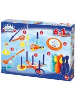 Игрален комплект 6 в 1 Ecoiffier Sport - Спортни игри