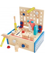 Игрален комплект Acool Toy - Работна маса с циркуляр и инструменти