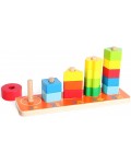 Игрален комплект Acool Toy - Сортер с геометрични форми, 16 части