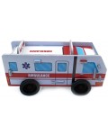 Игрален комплект Akar - Направи си сам 3D макет на пожарна линейка