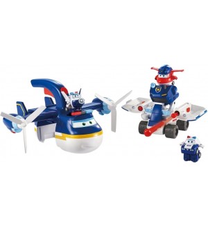 Игрален комплект Alpha Group Super Wings - Полицейски патрул