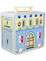 Игрален комплект Andreu Toys - Рицарски замък в куфарче