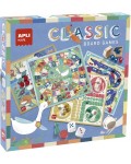 Игрален комплект Apli Kids - Класически настолни игри, 4 броя