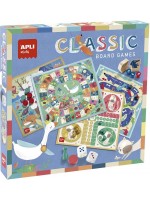 Игрален комплект Apli Kids - Класически настолни игри, 4 броя