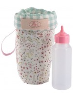 Игрален комплект Asi Dolls - Шише за хранене и дизайнерска чанта за кукли, Клое