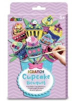 Игрален комплект Avenir Scratch Bouquet - Кексчета