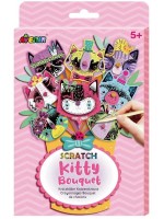 Игрален комплект Avenir Scratch Bouquet - Котета