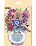 Игрален комплект Avenir Scratch Bouquet - Цветя