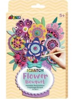 Игрален комплект Avenir Scratch Bouquet - Цветя