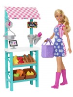 Игрален комплект Barbie - Барби с фермерск маркет