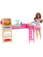 Игрален комплект Barbie - Barbie And Teresa: Recipe For Friendship, Teresa Cook and Create Kitchen