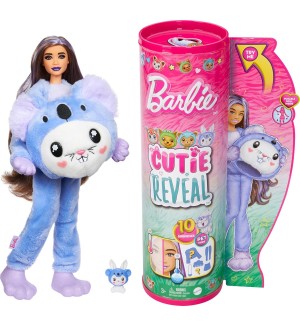 Игрален комплект Barbie Cutie Reveal - Зайче облечено като коала, с 10 изненади