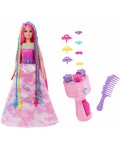 Игрален комплект Barbie Dreamtopia - Кукла с машинка за плитки