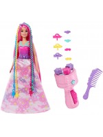 Игрален комплект Barbie Dreamtopia - Кукла с машинка за плитки
