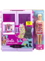 Игрален комплект Barbie - Гардероб с кукла