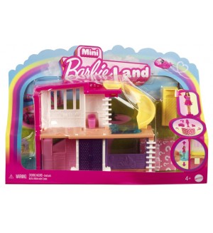 Игрален комплект Barbie Mini BarbieLand - Къща на Барби с изненади, асортимент