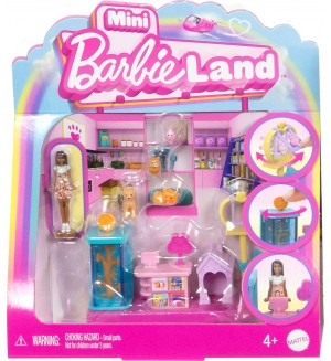 Игрален комплект Barbie Mini BarbieLand - Зоомагазин