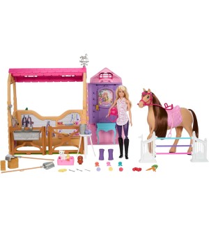 Игрален комплект Barbie Mysteries - Конюшня мечтa