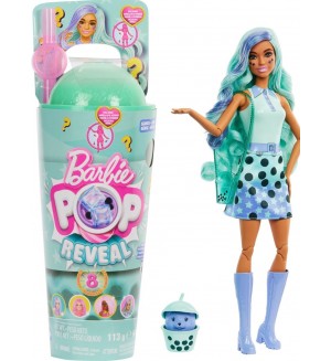 Игрален комплект Barbie Pop Reveal - Green tea, с 8 изненади
