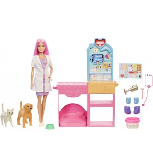 Игрален комплект Barbie - Ветеринарна клиника