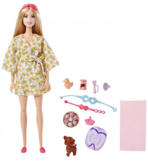 Игрален комплект Barbie Wellness - Време за педикюр