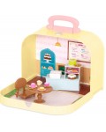 Игрален комплект Battat Li'l Woodzeez - Сладкарница в куфарче