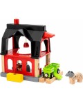Игрален комплект Brio World - Кошара за животни