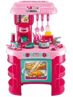 Игрален комплект Buba Kitchen Cook - Детска кухня, розова