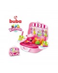 Игрален комплект Buba Kitchen Cook - Детска кухня, розова, малка
