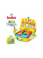 Игрален комплект Buba Kitchen Cook - Детска кухня, жълта, малка
