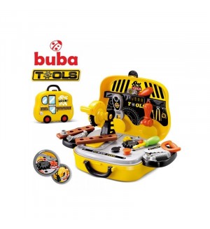 Игрален комплект Buba Tools - Детски куфар с инструменти, малък