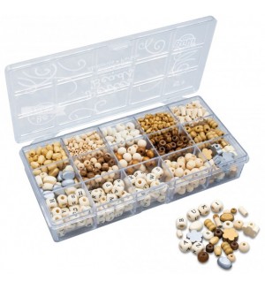 Игрален комплект Buki Be Teens - Кутия с дървени мъниста Игрален комплект Buki Be Teens - Кутия с дървени мъниста