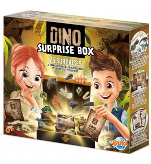 Игрален комплект Buki France - Дино кутия с 25 изненади
