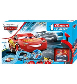 Игрален комплект Carrera - Състезателна писта Carrera First Cars Power Duel