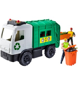 Игрален комплект Chap mei City Mission - Боклукчийски камион, със звуци и светлини