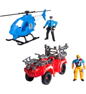 Игрален комплект Chap mei City Mission - Отряд за бързо реагиране, асортимент Игрален комплект Chap mei City Mission - Отряд за бързо реагиране, асортимент