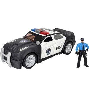 Игрален комплект Chap mei City Mission - Полицейски патрул, със звуци и светлини