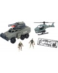 Игрален комплект Chap mei Soldier Force - Хеликоптер и танк, със звуци и светлини