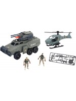Игрален комплект Chap mei Soldier Force - Хеликоптер и танк, със звуци и светлини